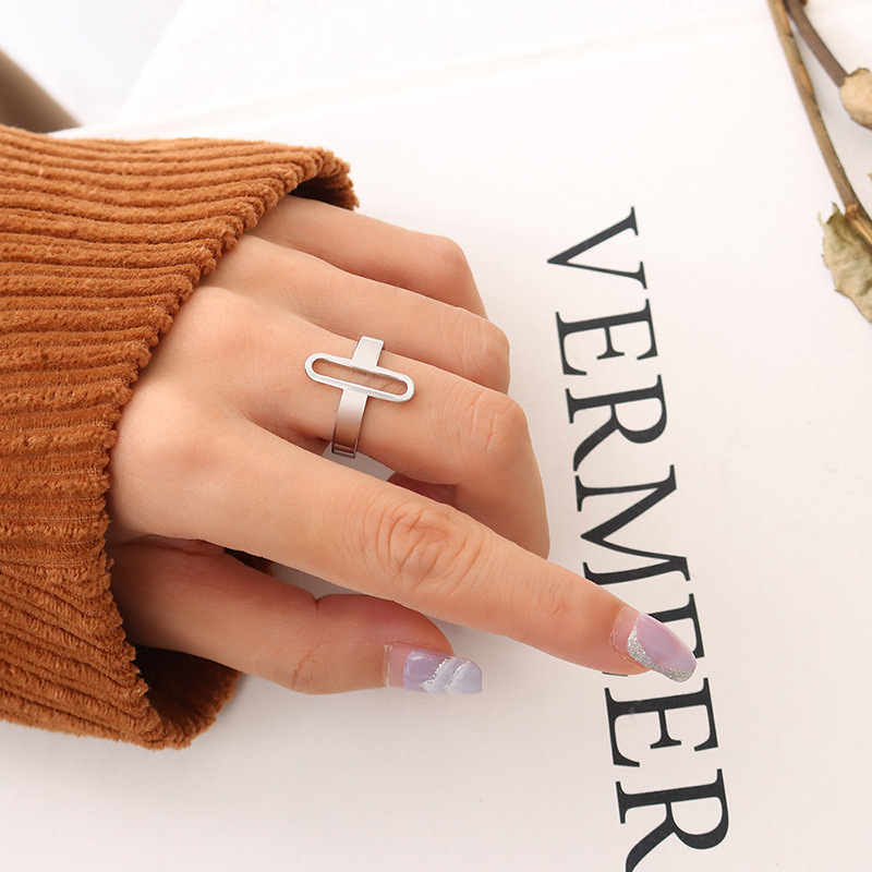 Geometric Strip Ring