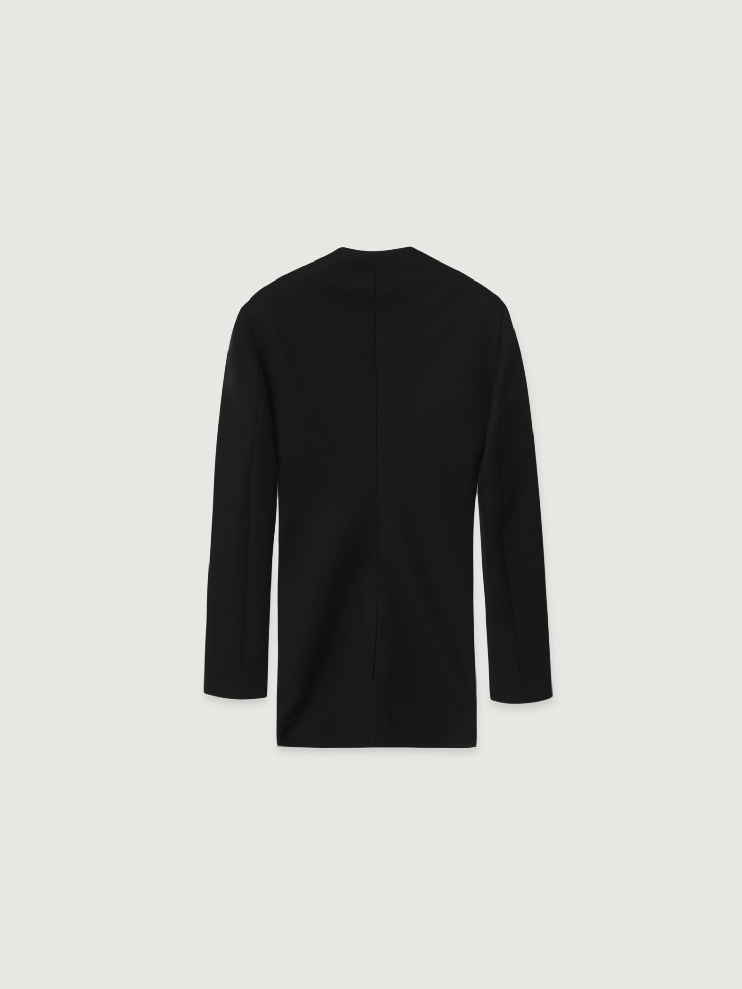 限时促销-COLLARLESS SINGLE-BREASTED JACKET
