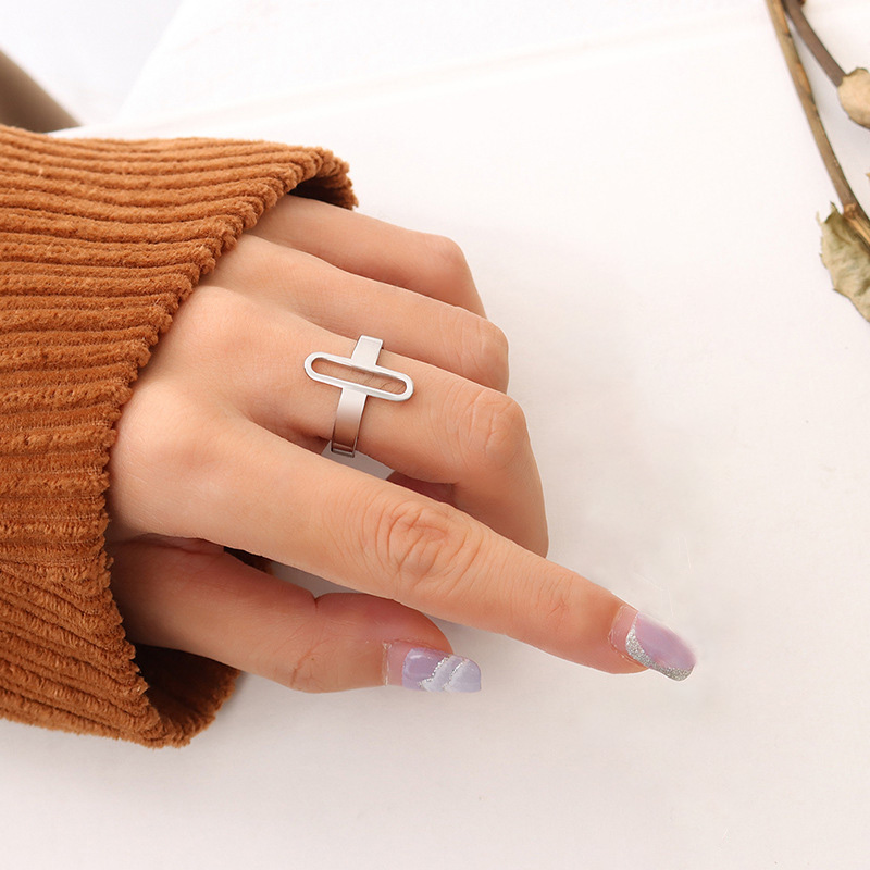 Geometric Strip Ring
