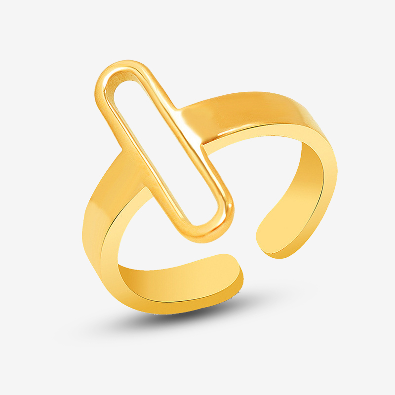 Geometric Strip Ring